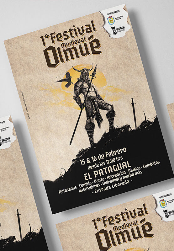 portafolio zeleny diseño grafico festival medieval olmue